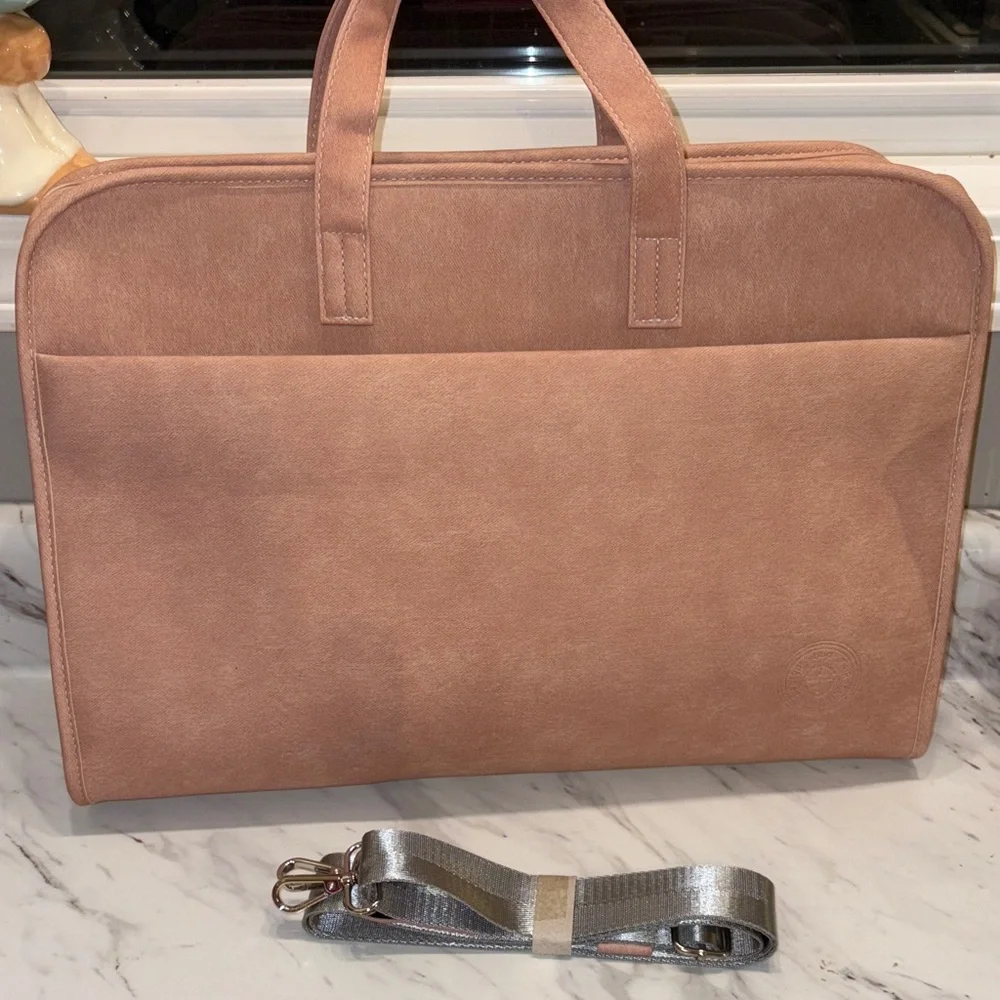 Taikesen light pink laptop bag with shoulder strap brand new with tags